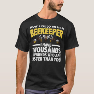 Camiseta Beehiv Art Men Beekeeper Beehiv