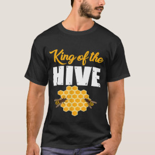 Camiseta Beehive King Excelente Beekeeper Honey Bee