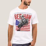 Camiseta Beekeeper Funny Bee Cowboy Beehaw American Flag<br><div class="desc">Beekeeper Funny Bee Cowboy Beehaw American Flag</div>