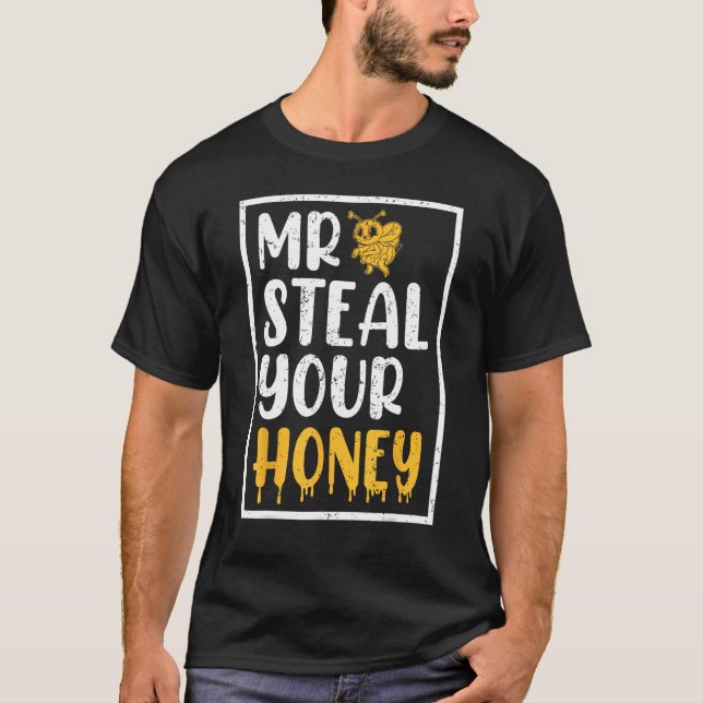 Camiseta Beekeeper Sr. Rouba Sua Abelha De Mel (Frente)
