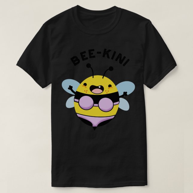 Camiseta Beekini Funny Bee Puns (Frente do Design)