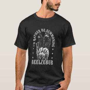 Camiseta Beelzebub morte oculto Satanás demônio gótico necr