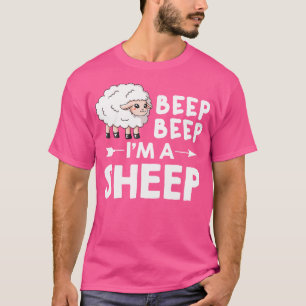 Camiseta Beep Beep SOU Um Fazendeiro de Ovelhas Leite de Co