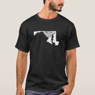Camiseta Beer Artesanato Contorno Local De Maryland Beer T 