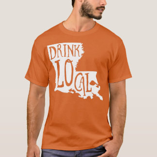 Camiseta Beer Artesanato de Contorno Local do Louisiana T