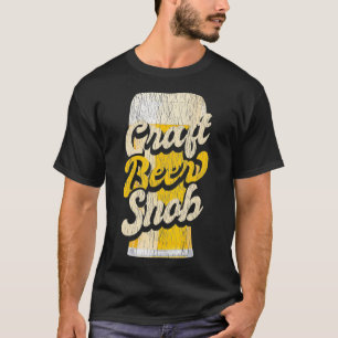 Camiseta Beer artesanato Snob Cerveja Artesanato Engraçado