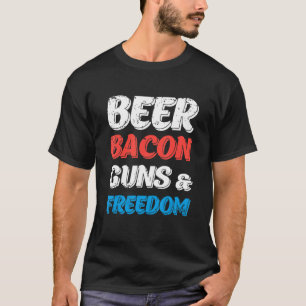 Camiseta Beer Bacon Guns & Freedom 2022 4 de julho