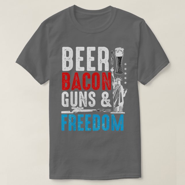 Camiseta Beer Bacon Torna Liberdade (Frente do Design)