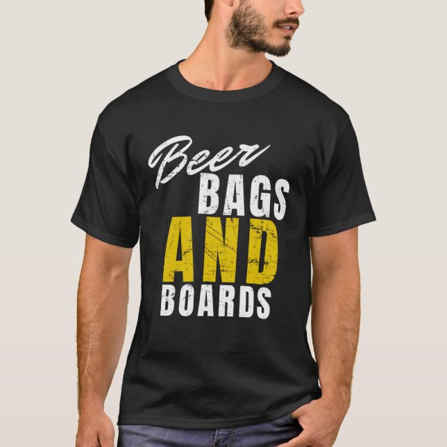 Camiseta Beer Bags And Boards Cornhole (Frente)