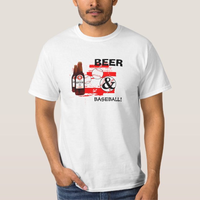 Camiseta Beer & Baseball Versão 4 (Frente)