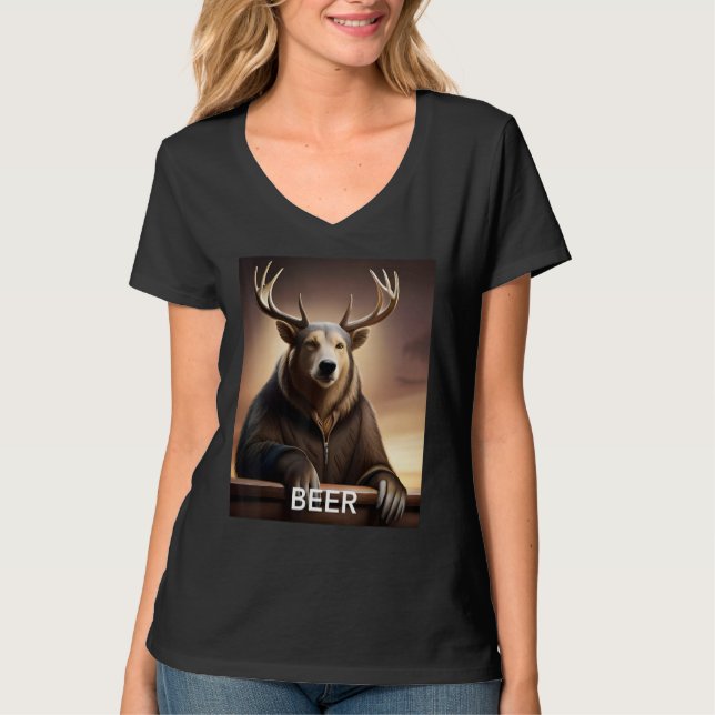 Camiseta Beer Bear Deer (Frente)