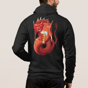 Camiseta Beer Bebendo Dragão Hoodie