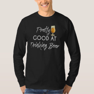 Camiseta Beer Beer Engraçado Humor Bonito No Bebendo B