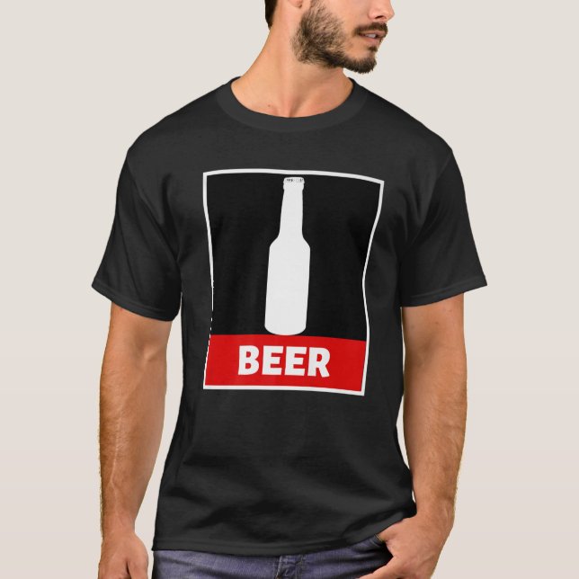 Camiseta Beer Beer Lover Fora Alcool De Beer (Frente)