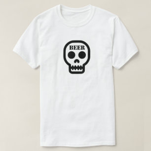 Camiseta Beer™ Caveira (Personalize!)