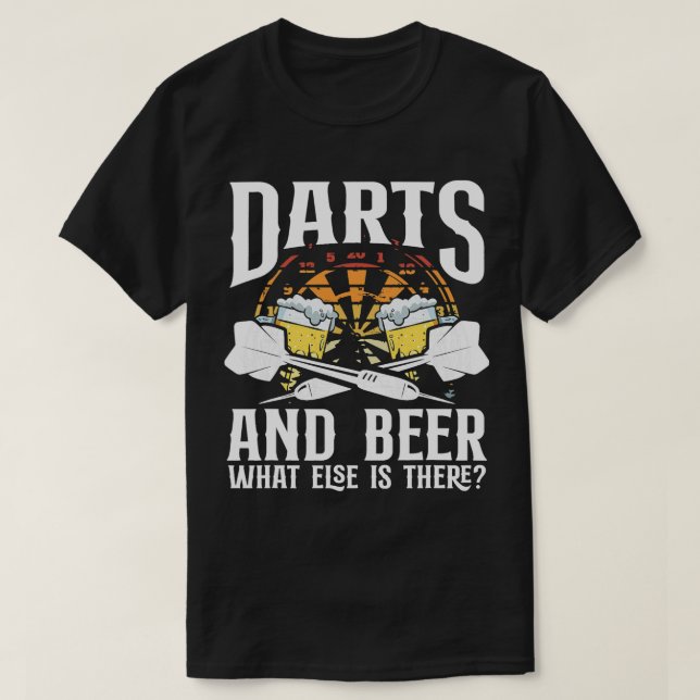 Camiseta Beer Darts e cerveja (Frente do Design)