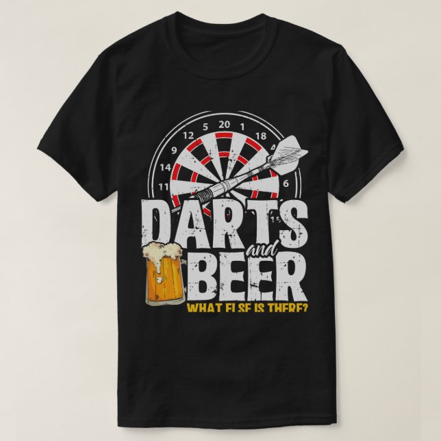 Camiseta Beer Darts Player Deu 180 Darts Beer (Frente do Design)