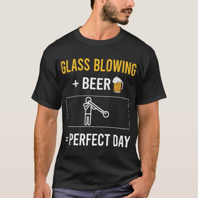 Camiseta Beer Day Glassblower Glassmith Gaffer (Frente)