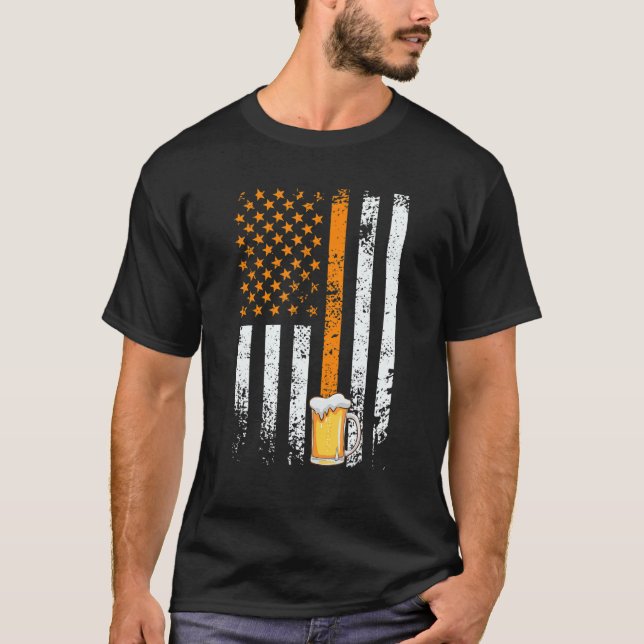 Camiseta Beer Day Men Beer Drinker 1 (Frente)