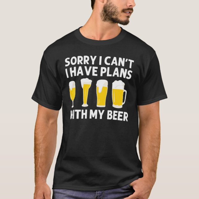 Camiseta Beer Designs For Men Women Cerveza Drinkers Alcoho (Frente)