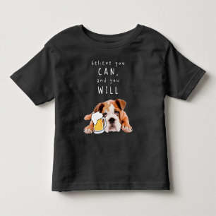 Camiseta Beer Dog Bulldog - Acredite que pode, e vai