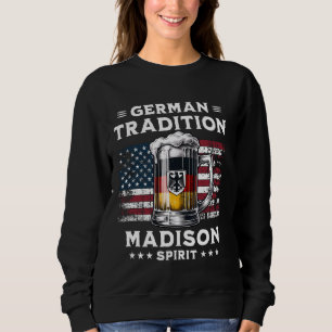 Camiseta Beer Driinking Madison American Flag Eagle