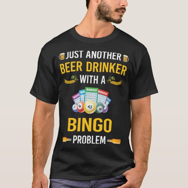 Camiseta Beer Drinker Bingo (Frente)