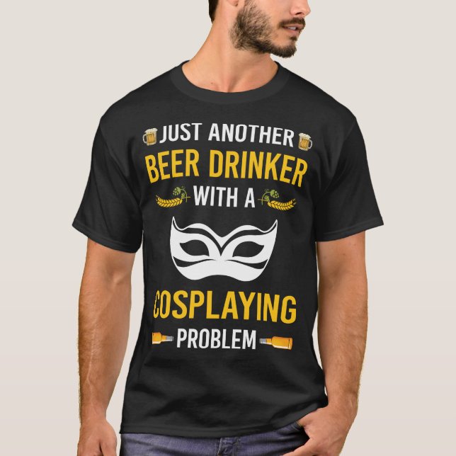 Camiseta Beer Drinker Cosplay Cosplay Cosplayer (Frente)