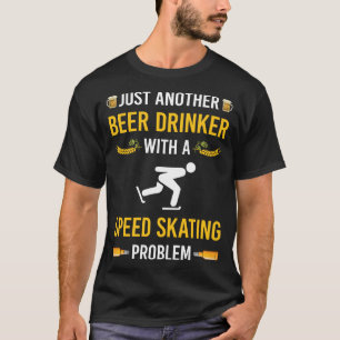 Camiseta Beer Drinker Speed Skater Skate Skater