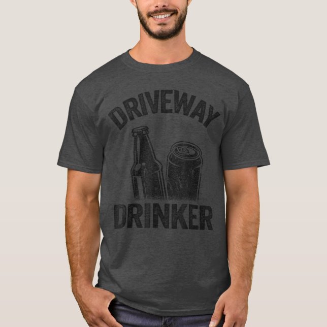 Camiseta Beer Drinking Party Retro Funny Beer Lover Drivewa (Frente)