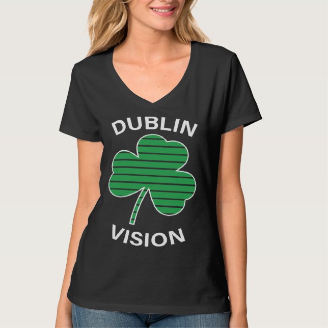 Camiseta Beer  Dublin Vision St Patrick s Day (Frente)
