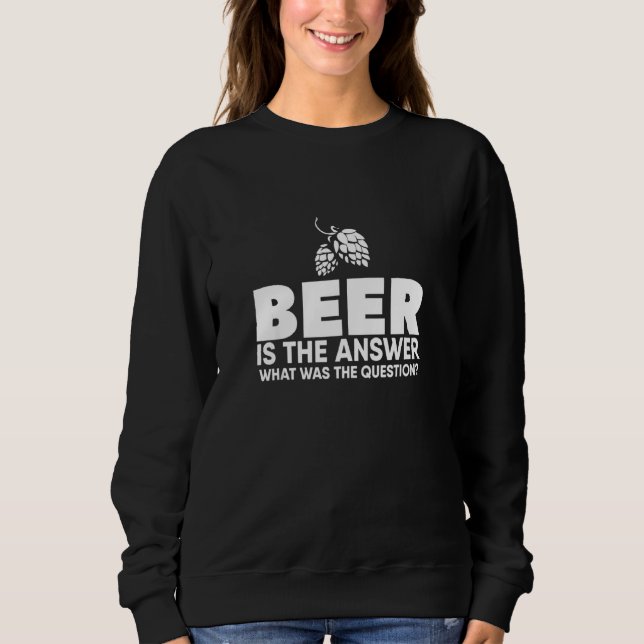 Camiseta Beer É A Resposta Qual Foi A Pergunta (Frente)