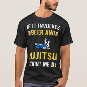 Camiseta Beer E Jujitsu Ju Jitsu Jiujitsu Jiu Jitsu BJJ