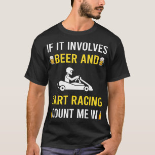 Camiseta Beer E Kart Racing Karting Go Kart
