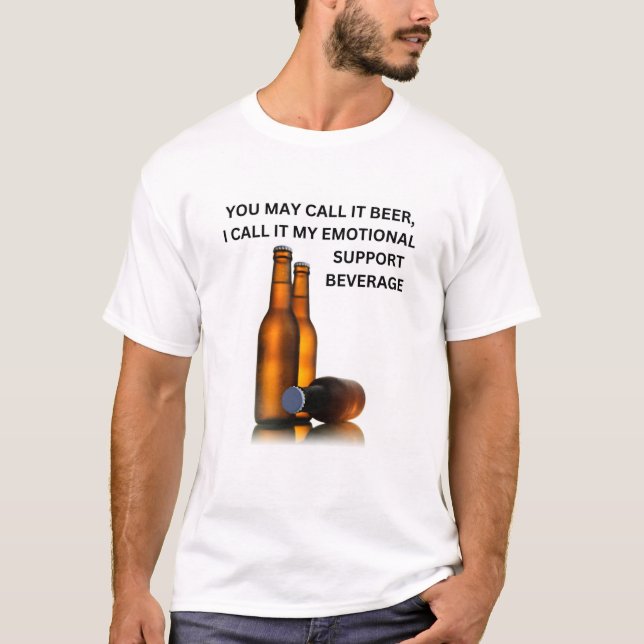 Camiseta Beer Emotional Support Beer Beer (Frente)
