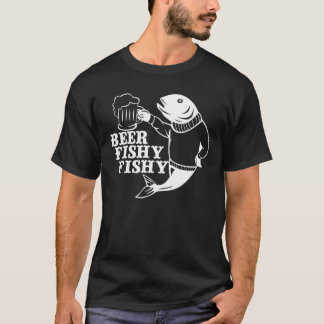 Camiseta Beer Fishy Pega Pescadores Presente Pescador