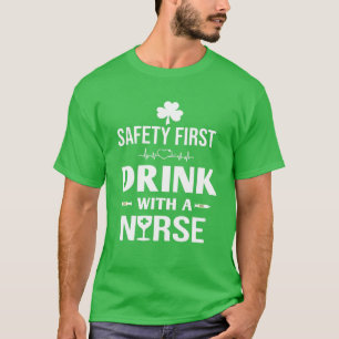 Camiseta Beer lança Dia de São Patrício segurança para