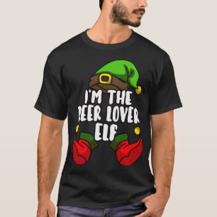 Camiseta Beer Lover Elf Matando Festa De Natal Da Família P