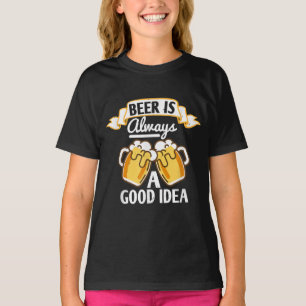 Camiseta Beer Lovers  Cerveja É Sempre Uma Boa Ideia