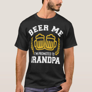 Camiseta Beer me, sou promovido ao vovô