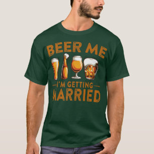 Camiseta Beer Mim, vou casar-me com o Engraçado Noivo Bach