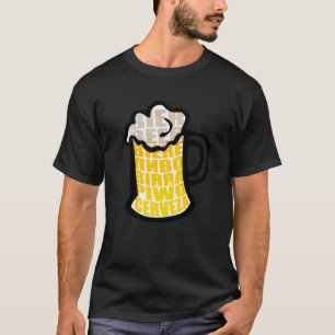 Camiseta Beer Mug Bebendo Foam Cerveza International Beers