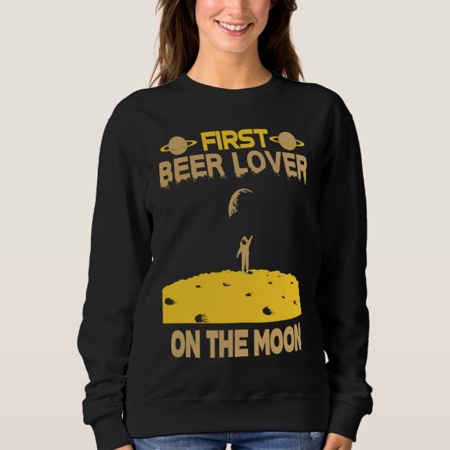 Camiseta Beer On The Moon (Frente)