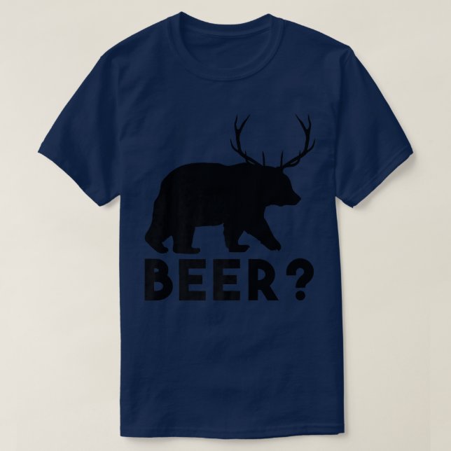 Camiseta Beer Pergunta - Marca Bear Caro  (Frente do Design)