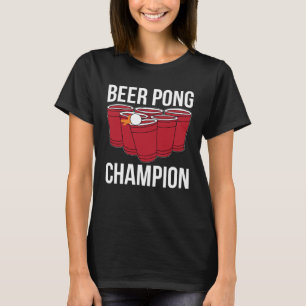 Camiseta Beer Pong Champion I Beer Ping Pong Mesa