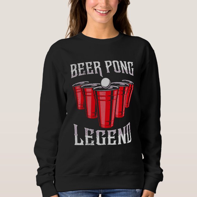 Camiseta Beer Pong Legend Beer Pong Party Beer Pong  4 (Frente)