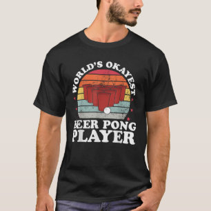 Camiseta Beer Pong Player Engraçado Beer Pong Pong Ga
