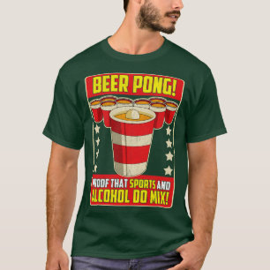 Camiseta Beer Pong Prova Que Esportes E Álcool Se Misturam