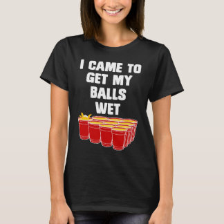 Camiseta Beer Pong, vim buscar as minhas bolas de cerveja m