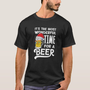 Camiseta Beer Santa Lights Christmas Pajama Drinking Lover